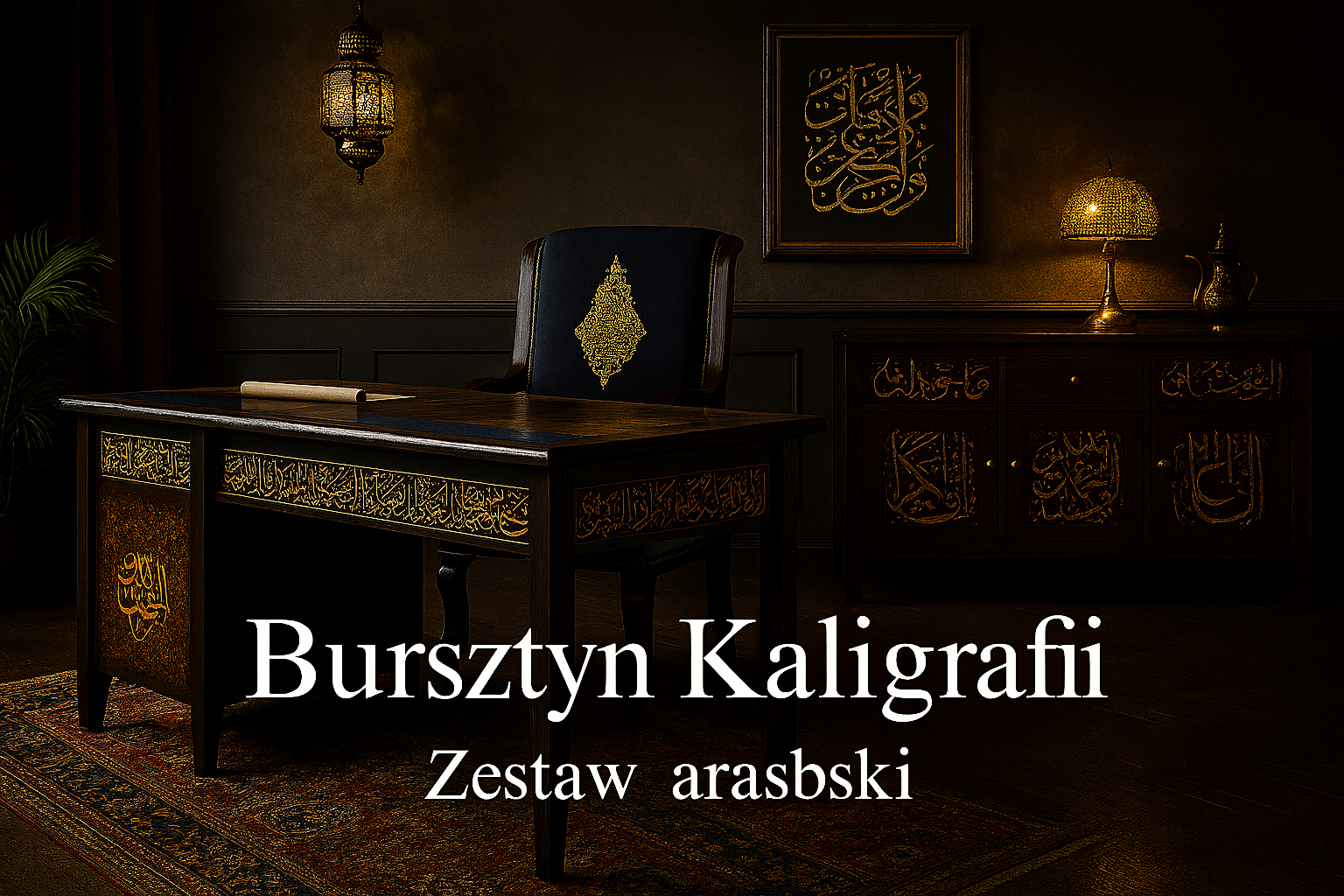 Zestaw biurowy — styl arabski